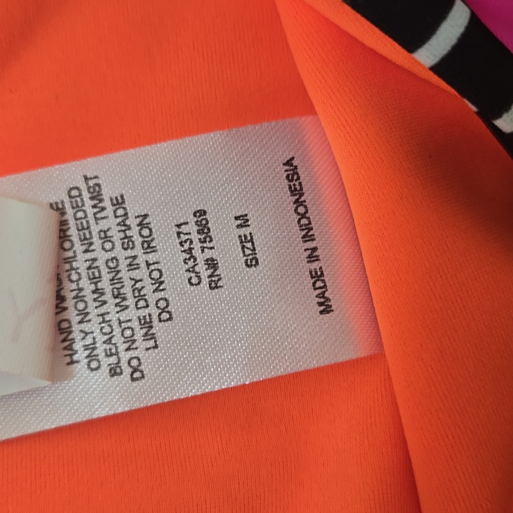 New Hula Honey Pink/Orange Side Tie Bikini Bottoms - Picture 5 of 6
